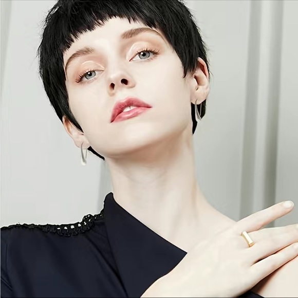 Sterling Silver Water Drop Earrings - Picture 2 of 6